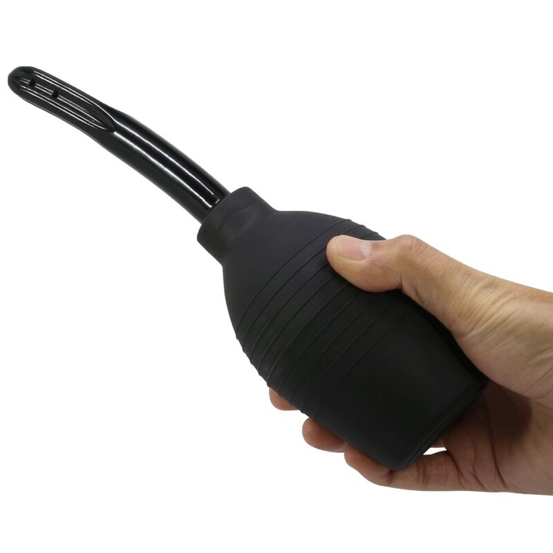 Doccia Anale in Silicone Mr Play Blkc Super Power — Nero