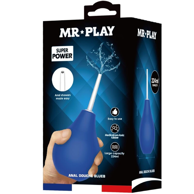Doccia Anale Mr Play Blueb Super Power — Ugello 7,5 cm