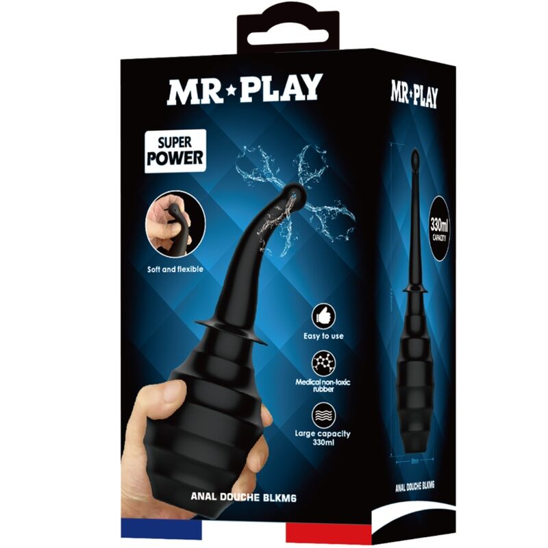Doccia Anale Mr Play BLKM6 Super Power — Grande Capacità