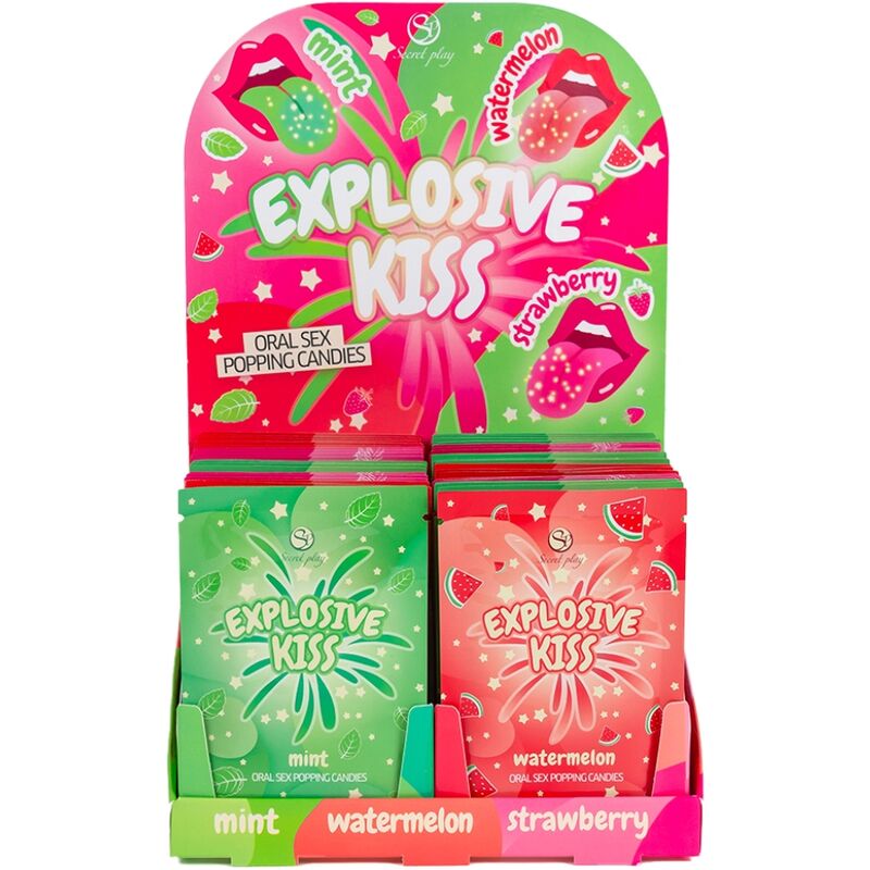 Caramelle Scoppiettanti per Sesso Orale Secret Play — 48 pz
