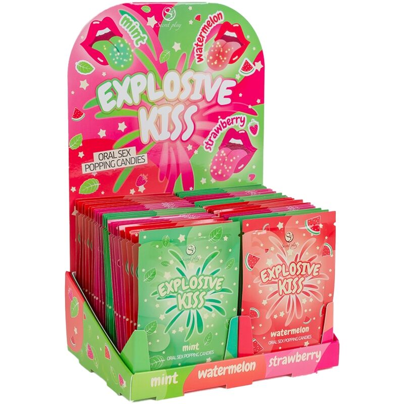 Caramelle Scoppiettanti per Sesso Orale Secret Play — 48 pz