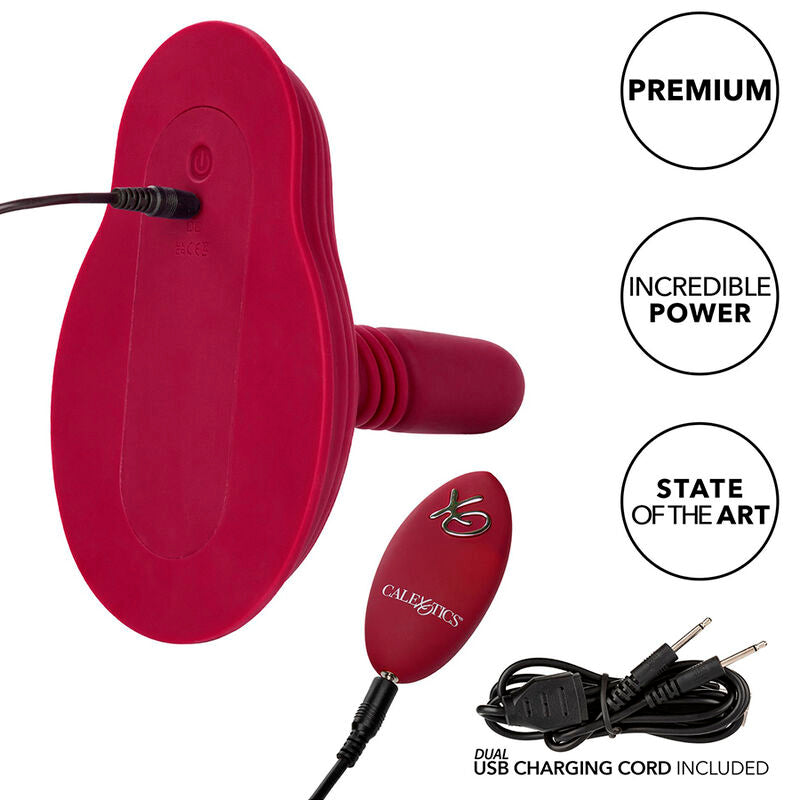 Vibratore Wand Doppio Motore Telecomando Calexotics Dual Rider