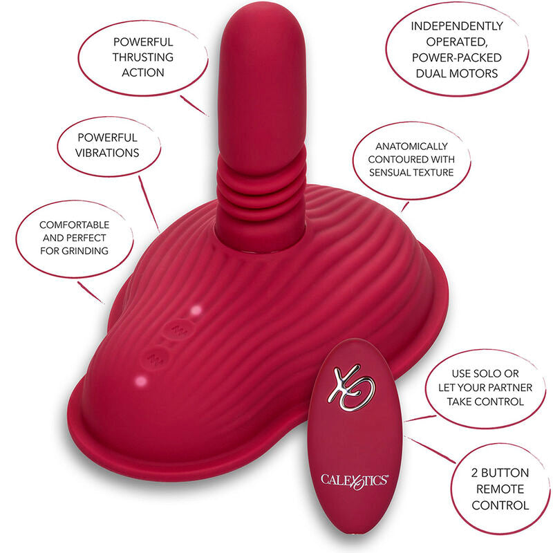 Vibratore Wand Doppio Motore Telecomando Calexotics Dual Rider