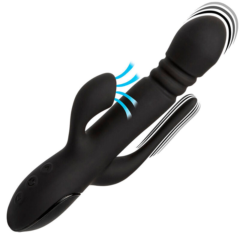 Vibratore Rabbit Triple Calexotics Triple Euphoria — Succhia Clitoride