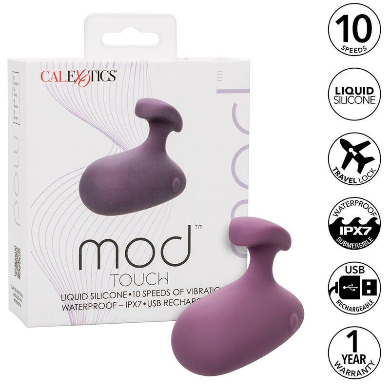 Vibratore Wand Calexotics Mod Touch — 10 Velocità, Viola