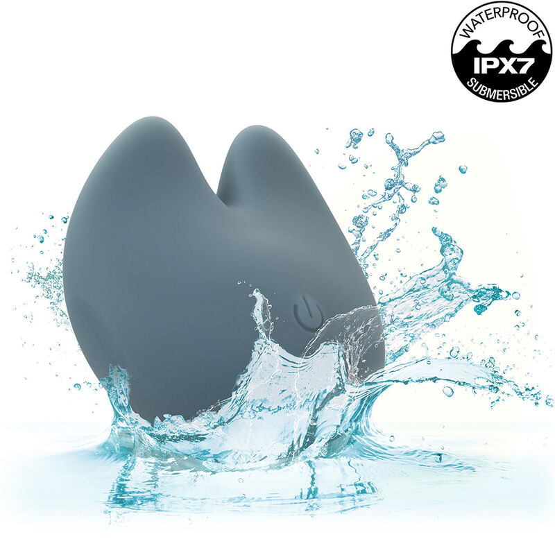 Stimolatore Clitoride Vibrante Calexotics Mod Curve — Silicone, Blu