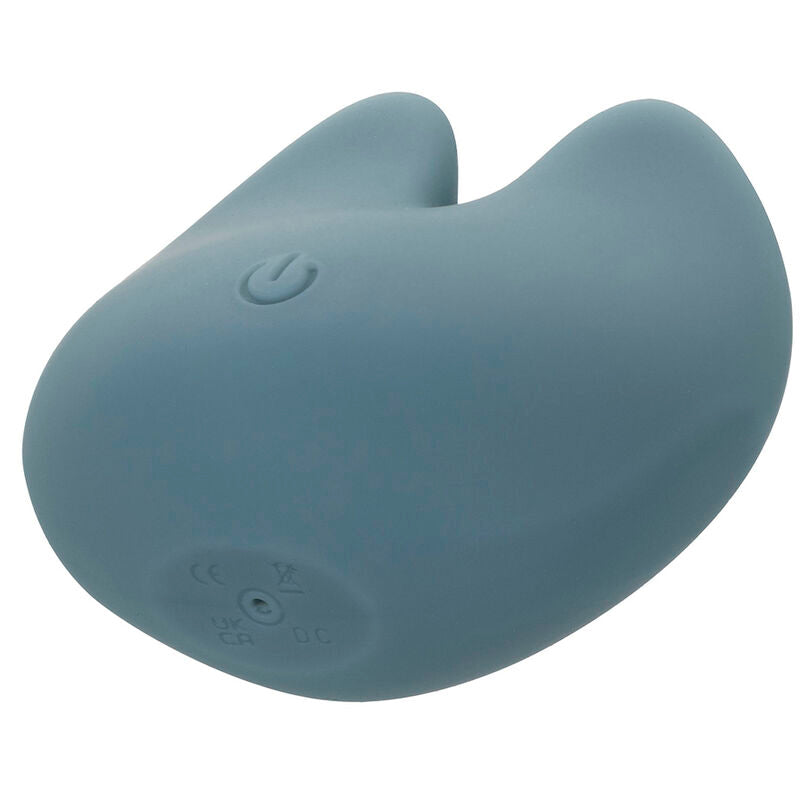 Stimolatore Clitoride Vibrante Calexotics Mod Curve — Silicone, Blu