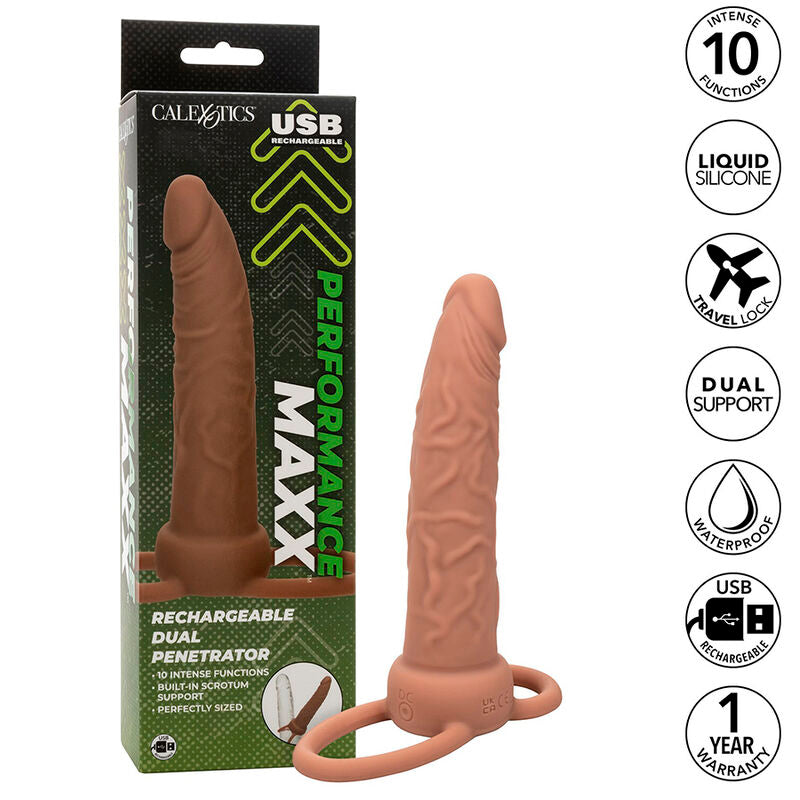 Guaina Fallica Doppia Penetrazione Calexotics Performance Maxx