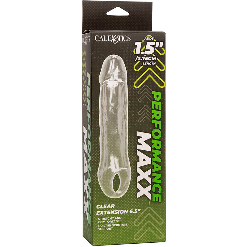 Guaina Fallica Trasparente Calexotics Performance Maxx — 6,5