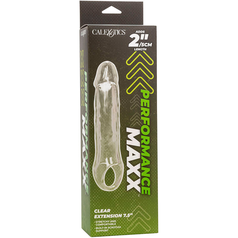 Guaina Fallica Trasparente Calexotics Performance Maxx — 7,5