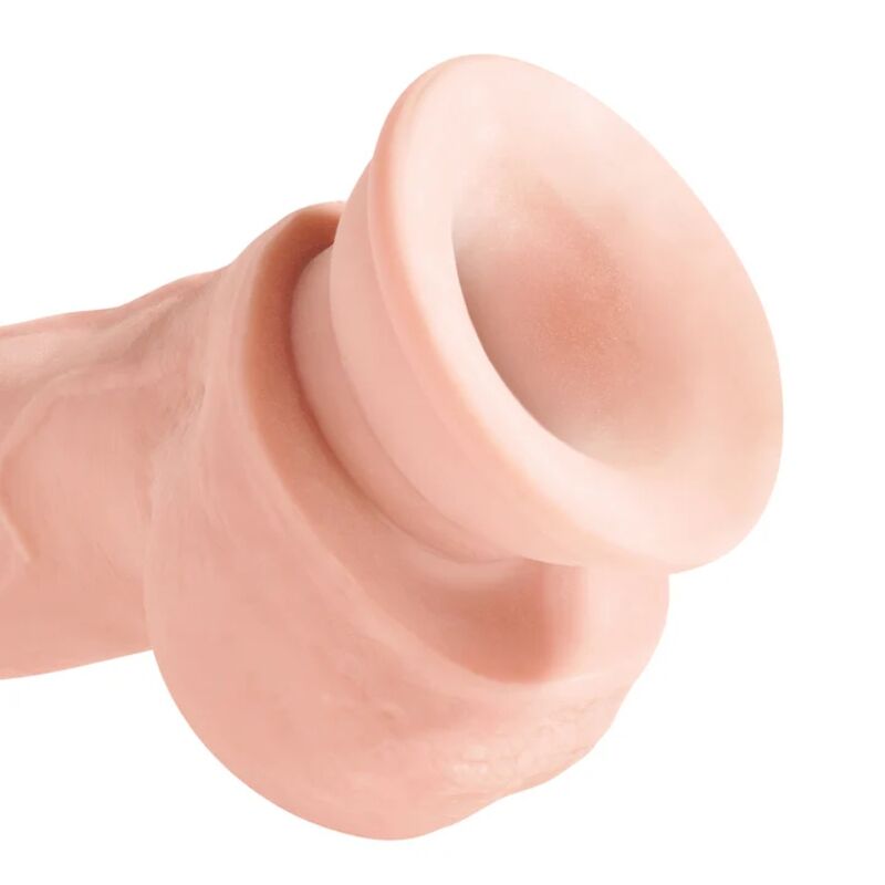 Dildo Realistico Triplice Densità King Cock Plus — 18,4 cm
