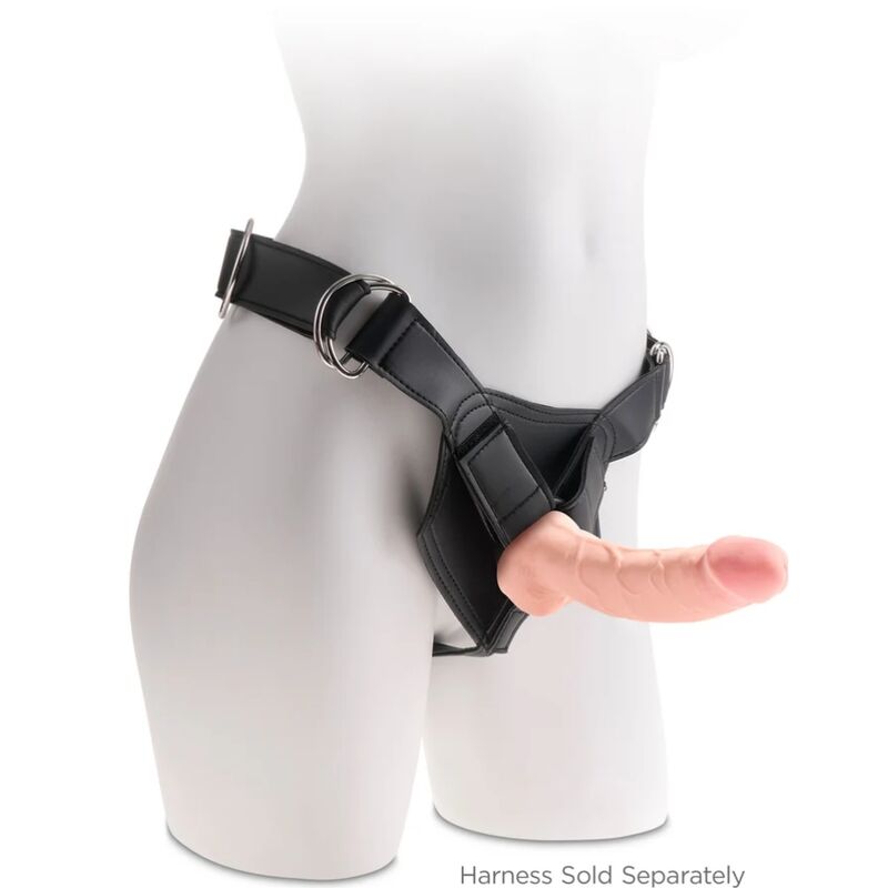 Dildo Realistico Triplice Densità King Cock Plus — 18,4 cm