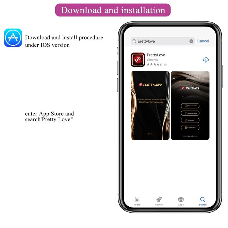 Vibratore Punto G APP Pretty Love Baird — 12 Modalità, Lilla