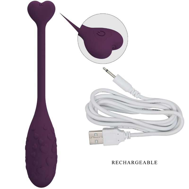 Uovo Vibrante con App Pretty Love Fisherman — Lilla