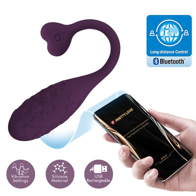 Uovo Vibrante con App Pretty Love Fisherman — Lilla