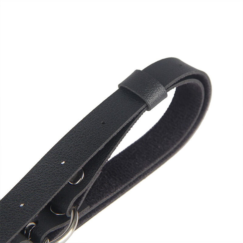 Cintura in Pelle BDSM Subblime — Taglia Unica, Nera