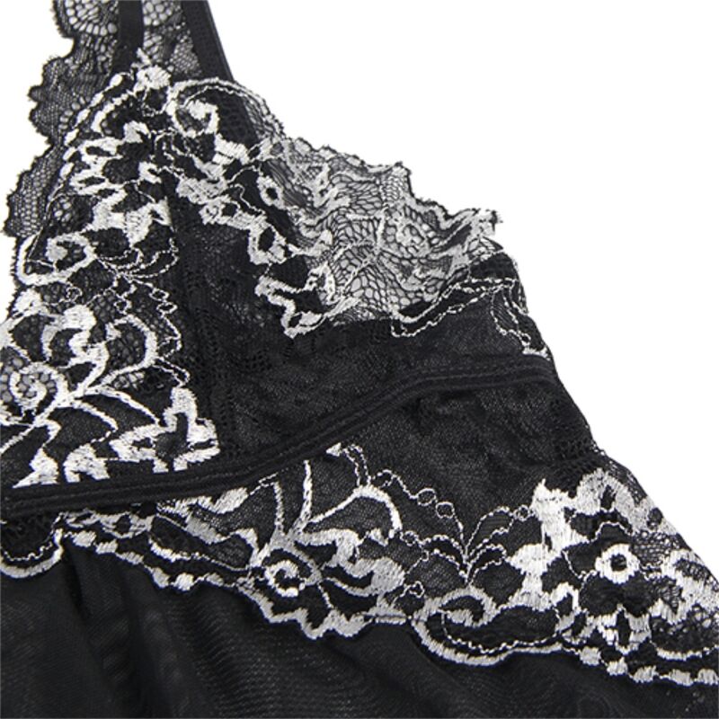 Babydoll in Tulle e Pizzo Subblime — Taglia L/XL