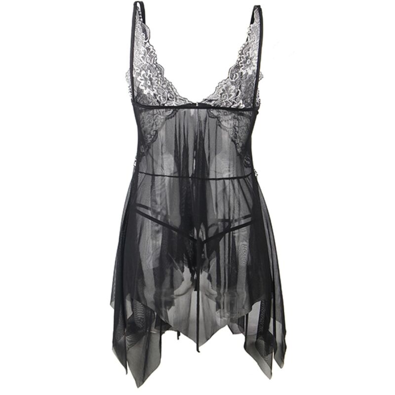 Babydoll in Tulle e Pizzo Subblime — Taglia L/XL