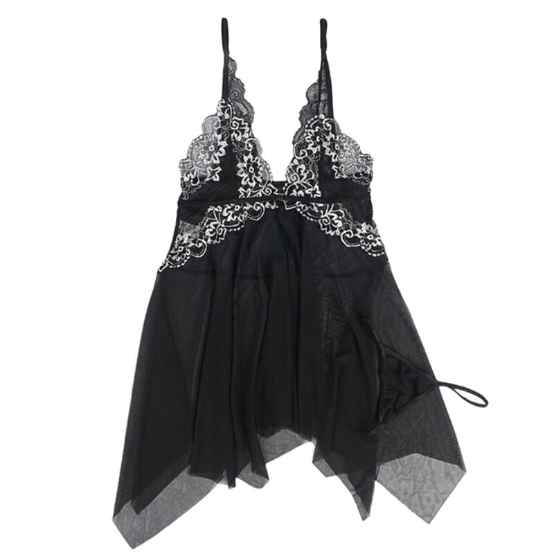 Babydoll in Tulle e Pizzo Subblime — Taglia L/XL