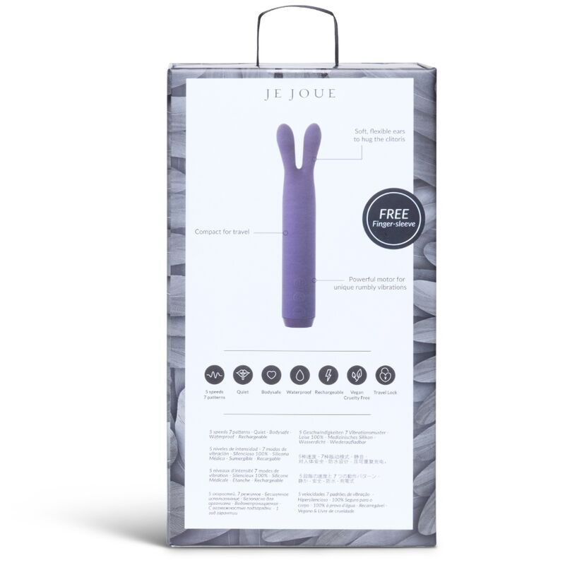Vibratore Rabbit Clitoride Je Joue — Flessibile, Viola