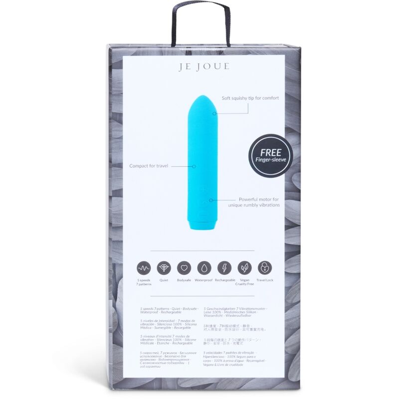 Vibratore Bullet con Anello Dito Je Joue Classic — Teal