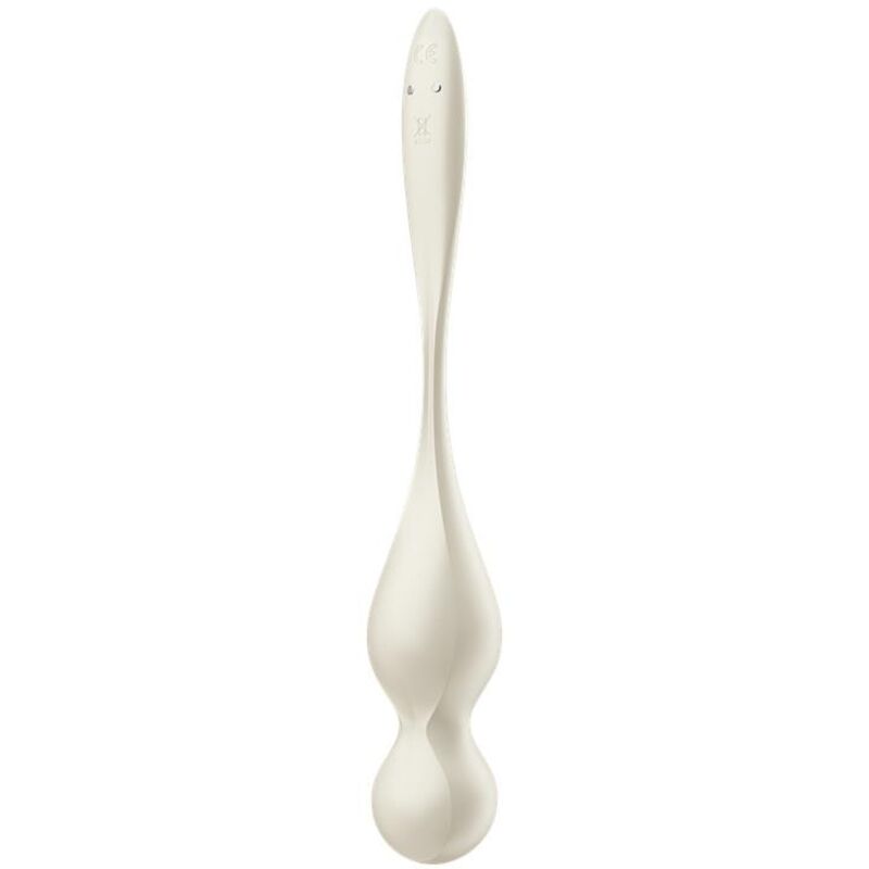 Sfere Kegel Vibranti Satisfyer Love Birds 1 — Silicone, Bianco