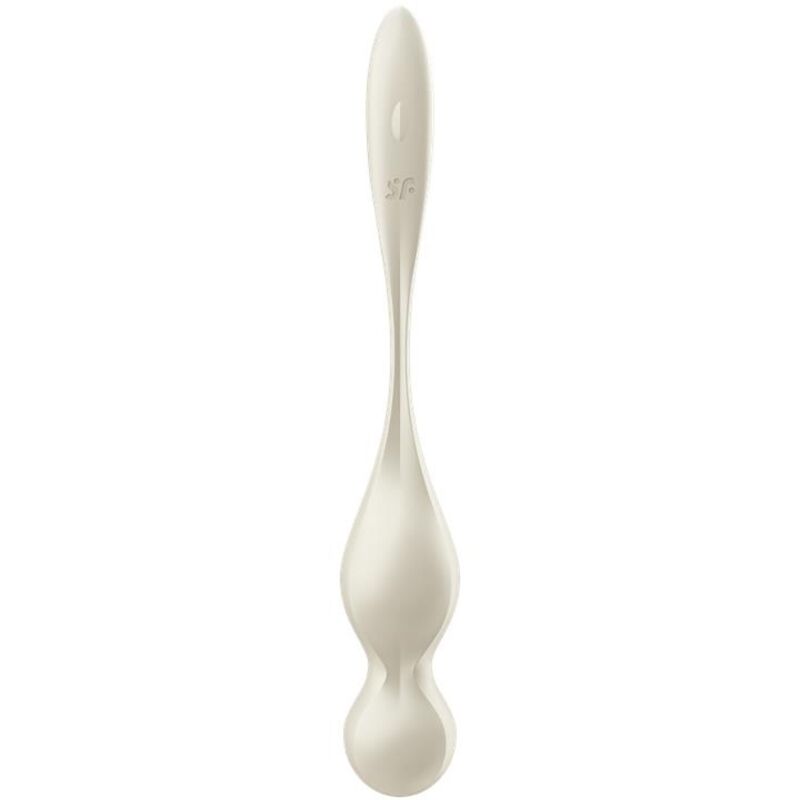 Sfere Kegel Vibranti Satisfyer Love Birds 1 — Silicone, Bianco