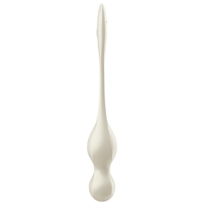 Sfere Kegel Vibranti Satisfyer Love Birds 1 — Silicone, Bianco