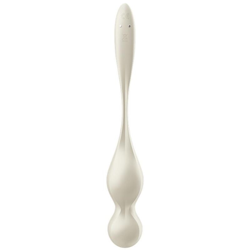 Sfere Kegel Vibranti Satisfyer Love Birds 1 — Silicone, Bianco