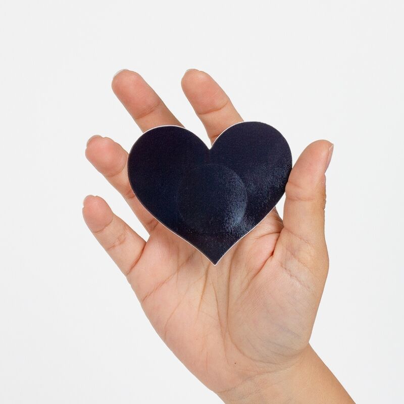 Copricapezzoli a Cuore Secretplay Wow Tette! — Adesivi Corpo
