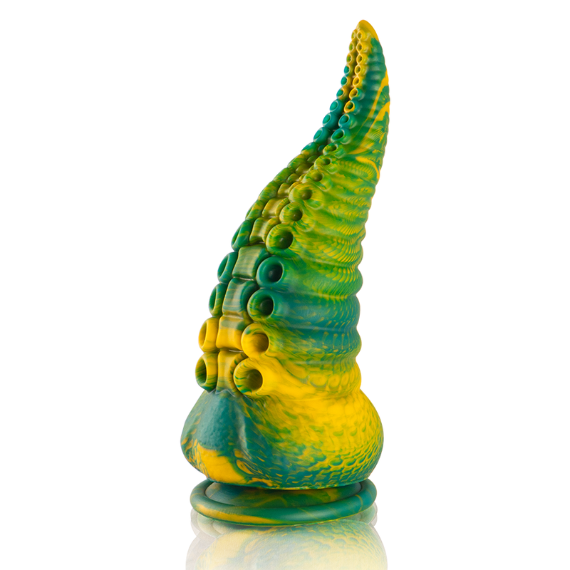 Dildo Fantasy Tentacolo Epic Cetus — Silicone, Verde