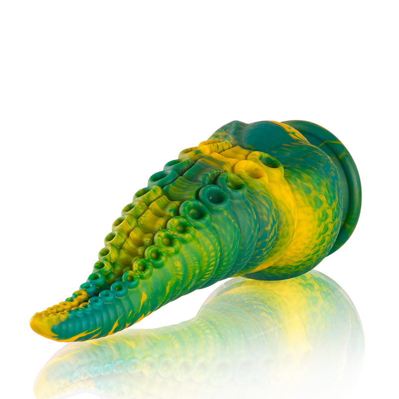 Dildo Fantasy Tentacolo Epic Cetus — Silicone, Verde