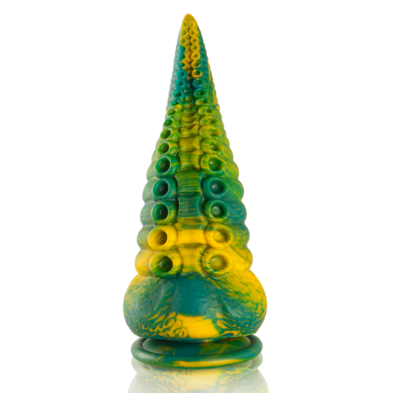 Dildo Fantasy Tentacolo Epic Cetus — Silicone, Verde