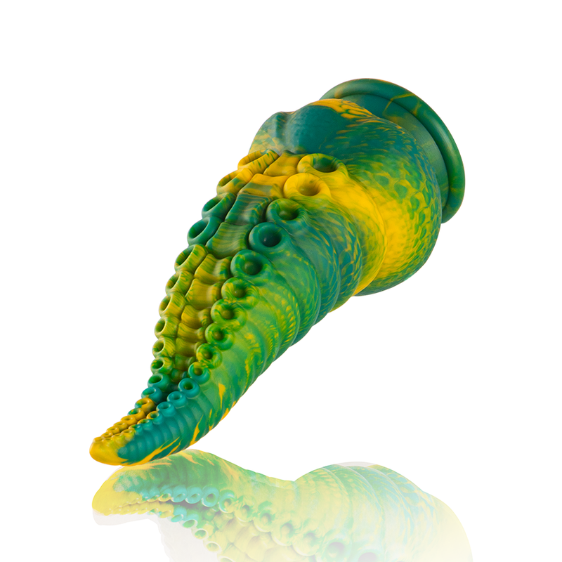 Dildo Fantasy Tentacolo Epic Cetus — Silicone, Verde