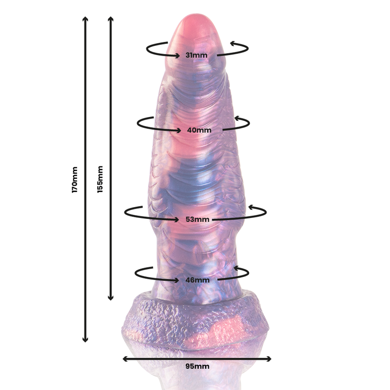 Dildo Fantasy Epic Medusa Cybersilicock — Silicone, Multicolor