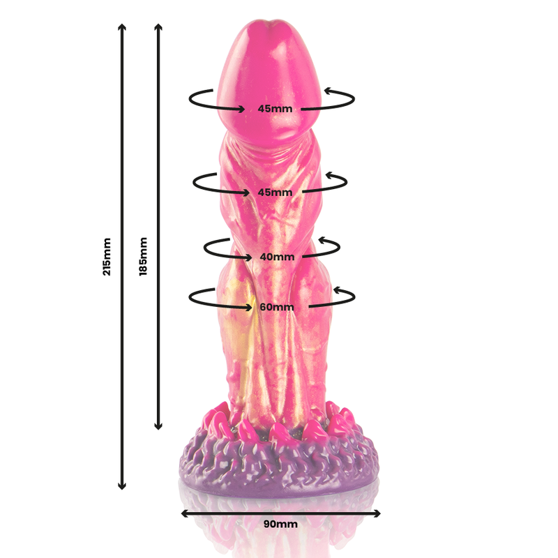 Dildo Fantasy Epic Cerberus — Silicone, Multicolore