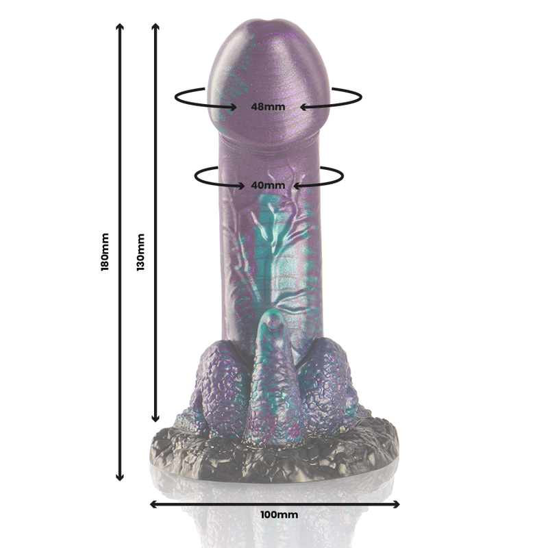 Dildo Fantasy Doppia Penetrazione Epic Basilisk — Silicone