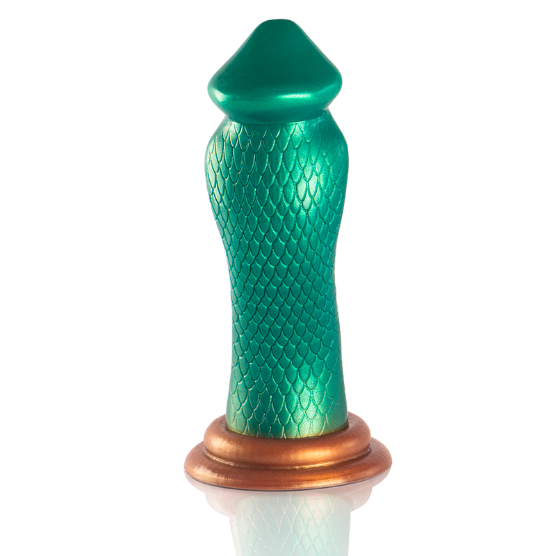 Dildo Fantasy Silicone Epic Python — Verde, 60 mm