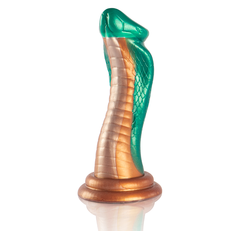 Dildo Fantasy Silicone Epic Python — Verde, 60 mm