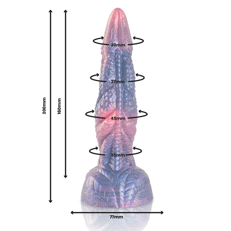 Dildo in Silicone Epic Cybersilicock Dionysus — 30 mm