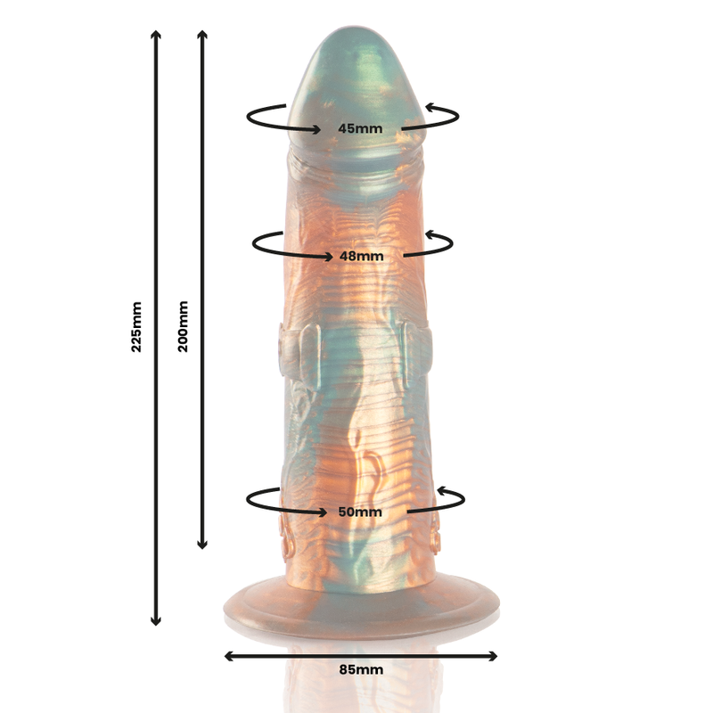 Dildo in Silicone Epic Talos — 45 mm, Colori Vivaci