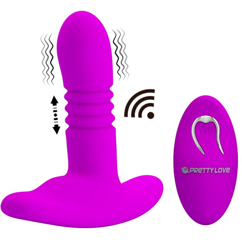 Plug Anale Vibrante Pretty Love Heather — 4 Modalità Su e Giù