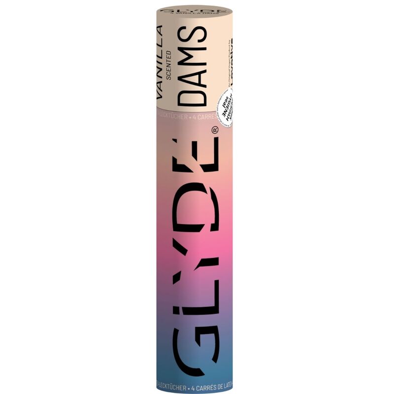 Diga di Lattice per Sesso Orale Sheer Glyde — Vaniglia 25 cm