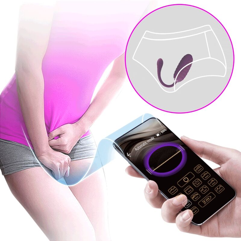 Uovo Vibrante App Pretty Love Casper — 12 Modalità, Viola