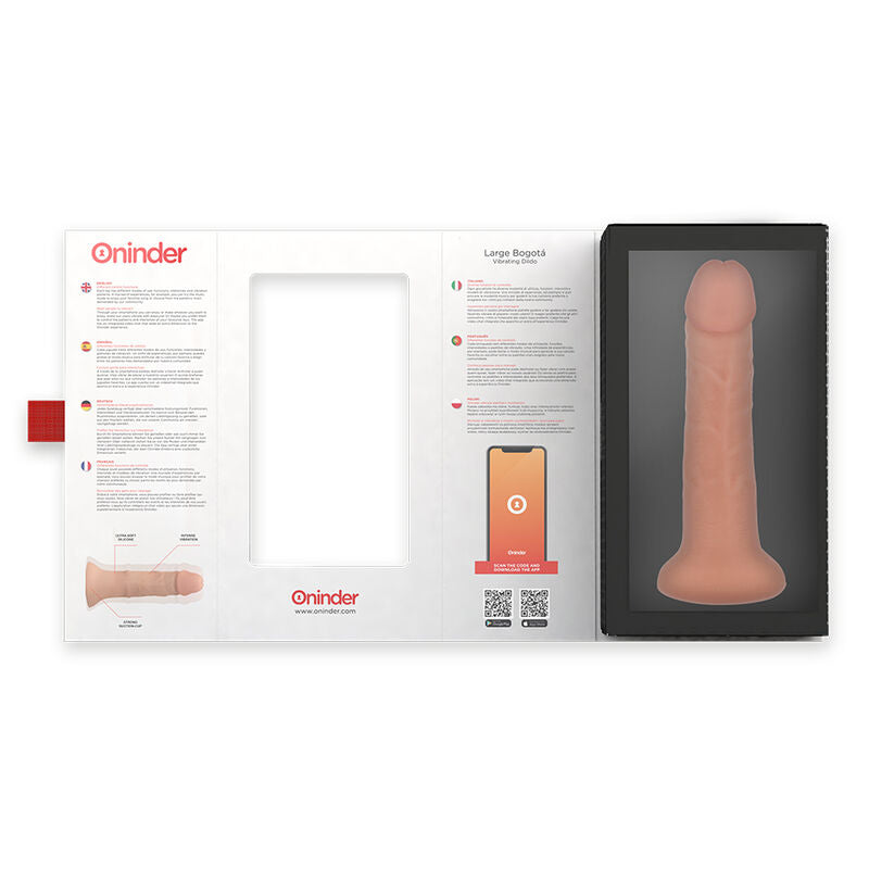 Dildo Vibrante Oninder Bogotá — Silicone, 9 Velocità, 22 cm