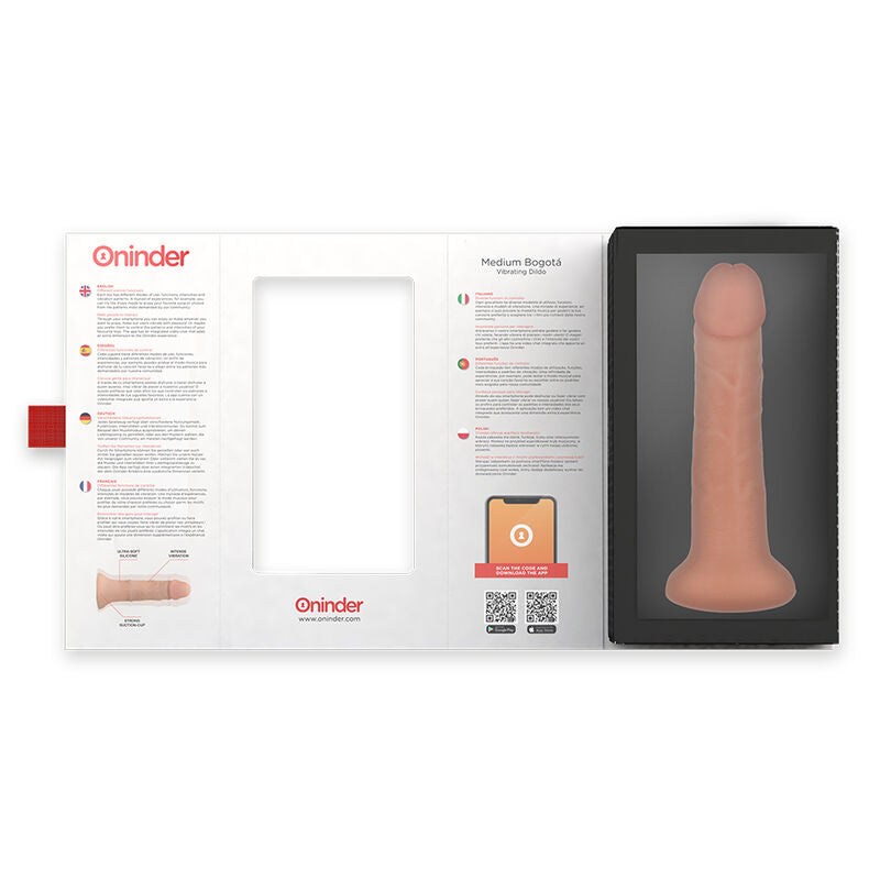 Dildo Vibrante Oninder Bogotá — Silicone, 9 Velocità, 20 cm