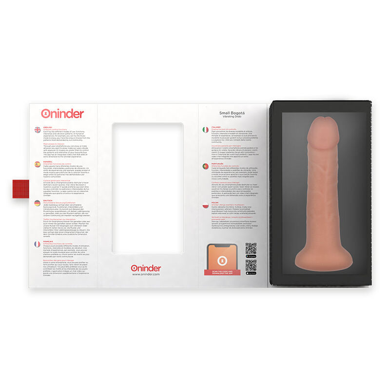 Dildo Vibrante Oninder Bogotá — Silicone, 9 Velocità, 17,5 cm