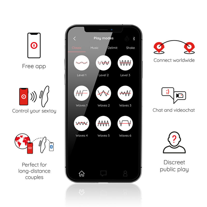 Vibratore Slip Clitoride Oninder Manila — 9 Velocità, App