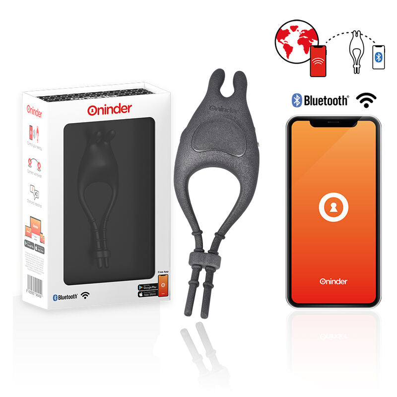 Anello Fallico Vibrante Oninder Pampa — 10 Velocità, App