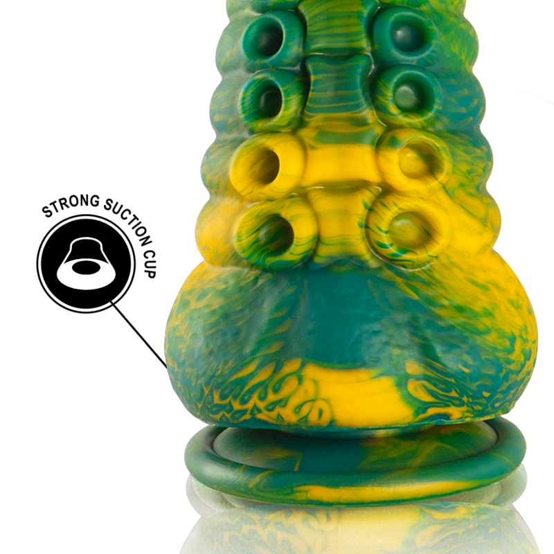 Dildo Fantasy Tentacolo Epic Cetus — Silicone, Verde